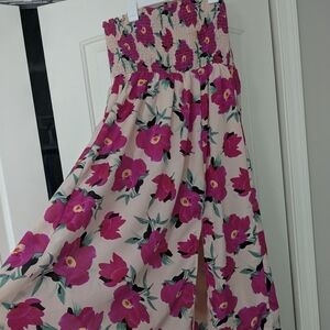 Floral Pink Women's Skirt